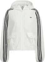 (Women) adidas Originals Windbreaker Jacket Han Jade White Stylish & Comfortable KB8964 (Women) adidas Originals Windbreaker Jacket Han Jade White Stylish & Comfortable KB8964