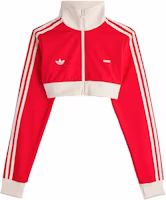 (Women) adidas Originals x AVAVAV Red FW24 Fashion Zip-Up Jacket Collaboration JG8784 (Women) adidas Originals x AVAVAV Red FW24 Fashion Zip-Up Jacket Collaboration JG8784