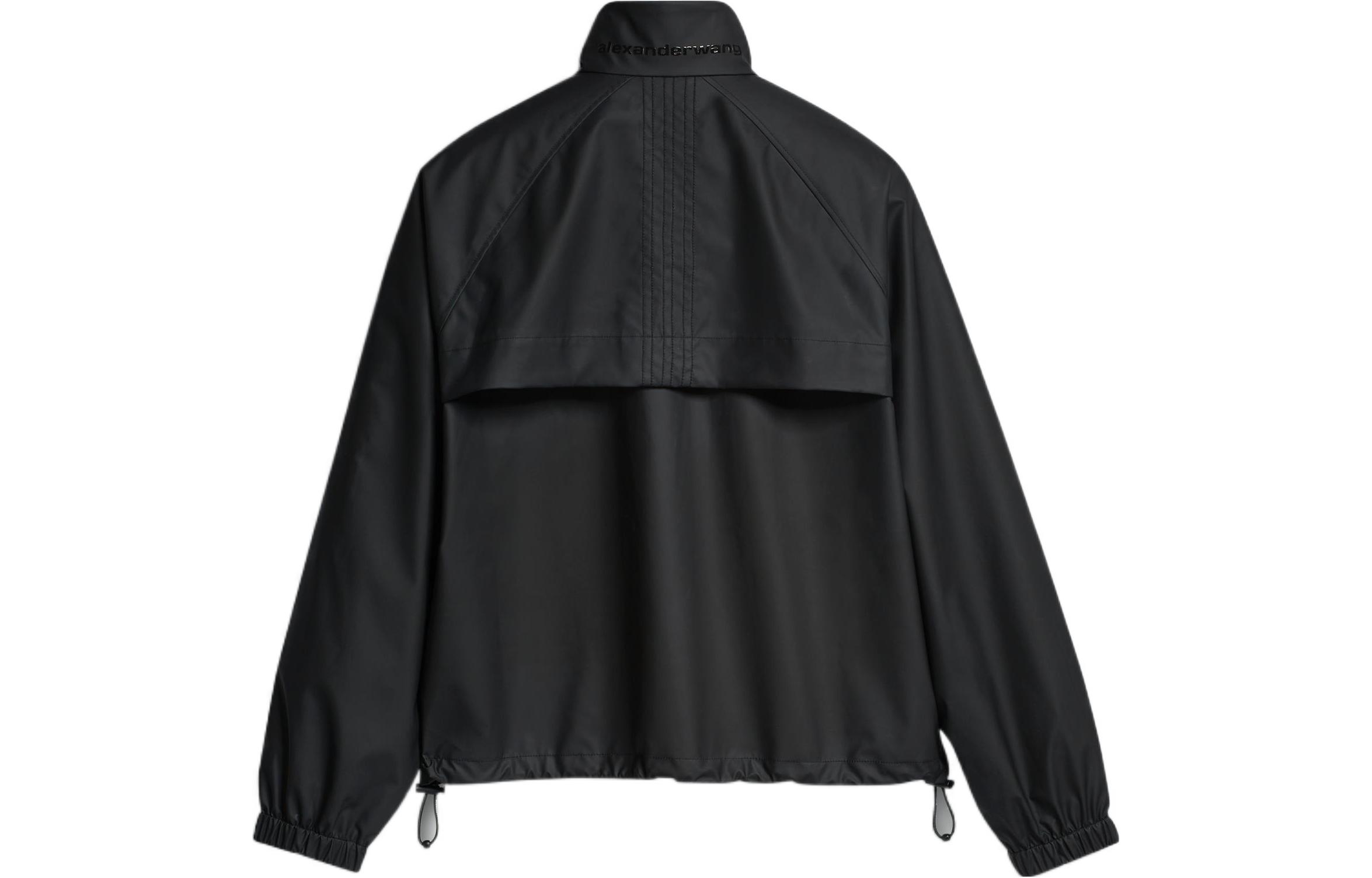 (Women) adidas Originals AW Logo Print Drawstring Jacket - Black FI6972 圖 3