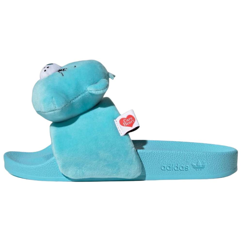 (Women) adidas Originals x Care Bears Adilette Slides Blue Comfortable Fit KH9955