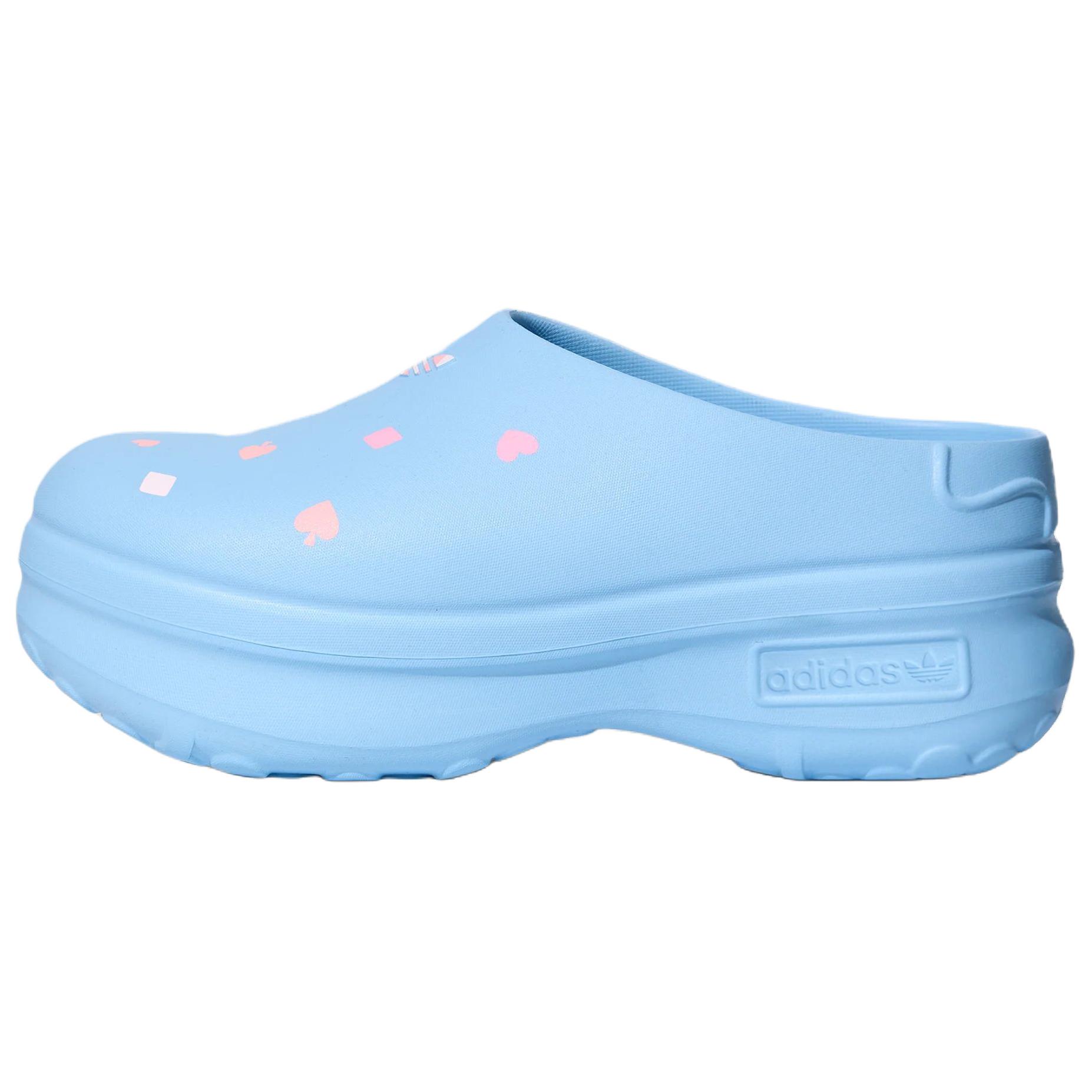 (Women) adidas Originals x Disney Adifom Stan Mule Cheshire Cat Chef Shoes Blue (Womens) KH5902