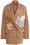 Order (W) adidas Originals x Dry Clean Only 米白印花Logo長袖西裝外套 女款 H59041