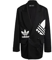 (Women) adidas Originals x Dry Clean Only Oversized Colorblock Blazer - Black. H59040 (Women) adidas Originals x Dry Clean Only Oversized Colorblock Blazer - Black. H59040