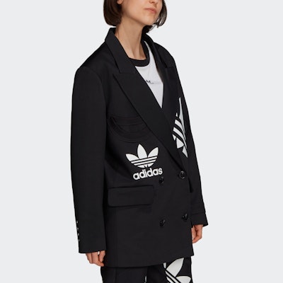 (W) adidas Originals x Dry Clean Only 寬版拼色西裝外套 - 黑色 H59040 Purchase (W) adidas Originals x Dry Clean Only 寬版拼色西裝外套 - 黑色 H59040