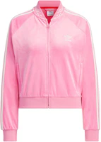 (Women) adidas Originals x Feifei Ruan Velour SST Pink Retro Jacket FW23 IX4223 (Women) adidas Originals x Feifei Ruan Velour SST Pink Retro Jacket FW23 IX4223