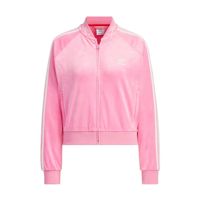 (Women) adidas Originals Feifei Ruan Velour SST Pink Retro Jacket FW23 IX4223