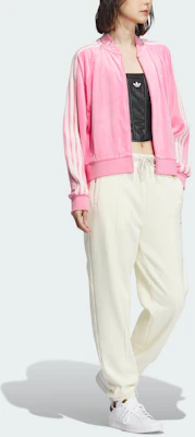 (W) 아디다스 오리지널스 x 페이페이 루안 벨루어 SST 핑크 레트로 자켓 FW23 IX4223 Purchase (W) 아디다스 오리지널스 x 페이페이 루안 벨루어 SST 핑크 레트로 자켓 FW23 IX4223