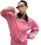 Sizing (W) 아디다스 오리지널스 x 페이페이 루안 벨루어 SST 핑크 레트로 자켓 FW23 IX4223