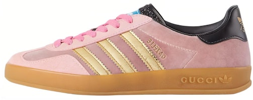 (Women) adidas Originals x Gucci Gazelle 'Pink' 707864-FAAQX-5741 (Women) adidas Originals x Gucci Gazelle 'Pink' 707864-FAAQX-5741