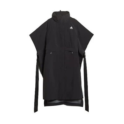 (Women) adidas Originals HYKE Mountain Poncho Long Jacket Black GP3033