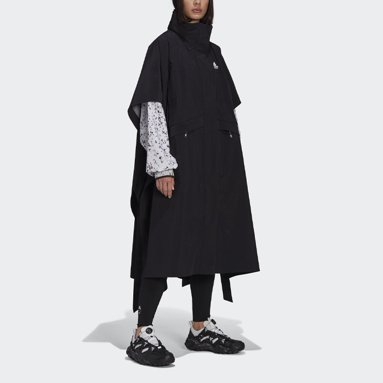 Details for (W) 아디다스 오리지널스 x HYKE 마운틴 판초 롱 재킷 블랙 GP3033