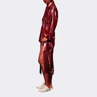 Details for (W) 阿迪达斯 Originals x IVY PARK 女款红色荧光中长款长袖外套 HH7330