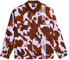 (Women) adidas Originals x IVY PARK Tie-Dye Loose Denim Jacket - Maroon. HE3739 (Women) adidas Originals x IVY PARK Tie-Dye Loose Denim Jacket - Maroon. HE3739