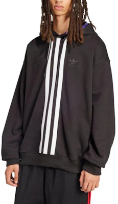 (W) adidas Originals x KORN FW24 Hoodie Logo Garis Hitam JG1337 Lookbook (W) adidas Originals x KORN FW24 Hoodie Logo Garis Hitam JG1337