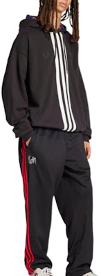 (W) adidas Originals x KORN FW24 Hoodie Logo Garis Hitam JG1337 Purchase (W) adidas Originals x KORN FW24 Hoodie Logo Garis Hitam JG1337