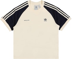 (Women) adidas Originals x Rich SS23 Colorblock Logo Print White Raglan Tee. IN5251 (Women) adidas Originals x Rich SS23 Colorblock Logo Print White Raglan Tee. IN5251