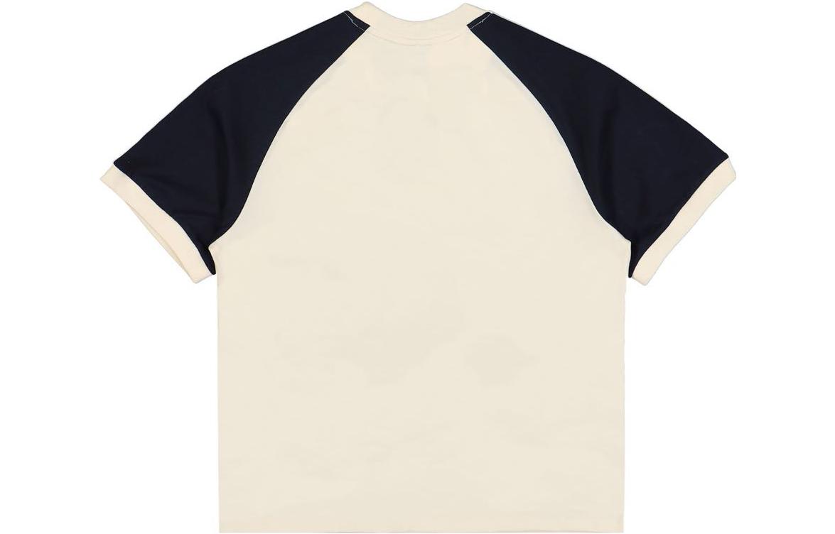 Lookbook (W) Camiseta Raglán Blanca adidas Originals x Rich SS23 Logo Colorblock. IN5251