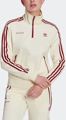 (W) adidas Originals x Sporty & Rich 復古運動外套 奶白色 IB2157 Lookbook (W) adidas Originals x Sporty & Rich 復古運動外套 奶白色 IB2157