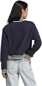 (W) adidas Originals x Sporty & Rich SS23 Jersey de Punto Negro con Logo en V. IN5246 1