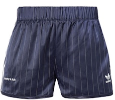 (Women) adidas Originals x Sporty & Rich SS23 Logo Gym Shorts Black. IN5253 (Women) adidas Originals x Sporty & Rich SS23 Logo Gym Shorts Black. IN5253