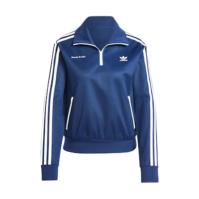 (Women) adidas Originals Sporty & Rich SS24 Blue Striped Logo Track Jacket. JD3770