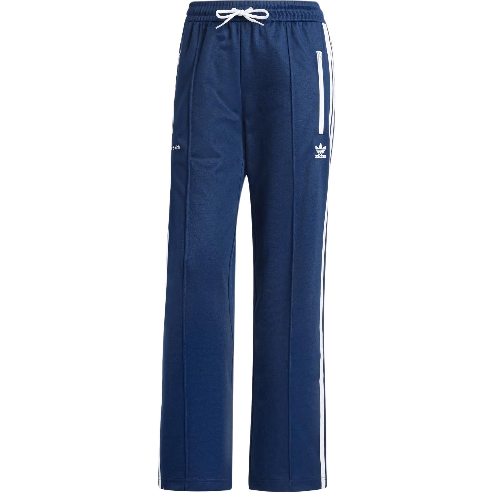 Order (W) Pantalones Adidas Originals x Sporty & Rich SS24 Retro Azules a Rayas JD3768