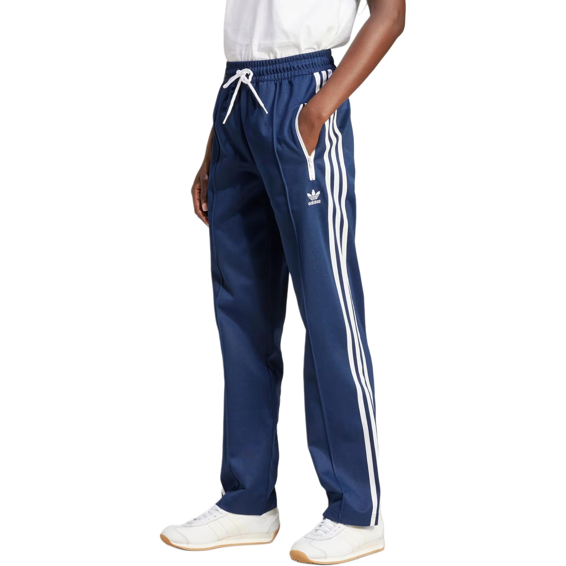 Shop (W) Pantalones Adidas Originals x Sporty & Rich SS24 Retro Azules a Rayas JD3768