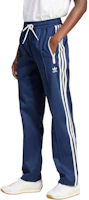 Shop (W) adidas Originals x Sporty & Rich SS24 藍色復古條紋運動褲 JD3768