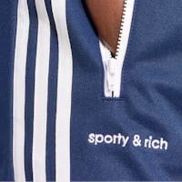 Sizing (W) adidas Originals x Sporty & Rich SS24 藍色復古條紋運動褲 JD3768