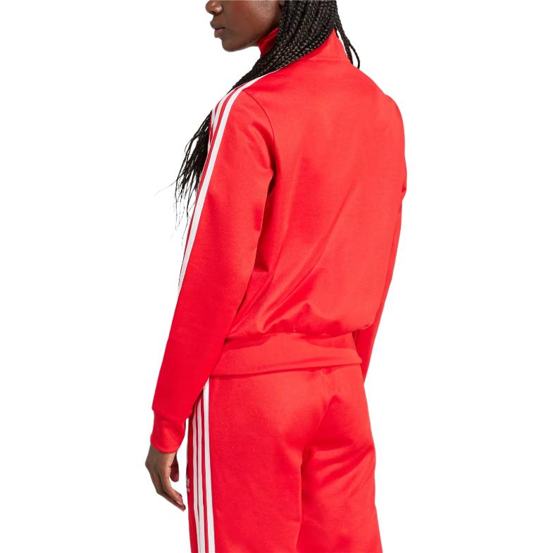 (Women) adidas Originals Sporty & Rich SS24 Retro Logo Striped Track Jacket Red JD3766 圖 5