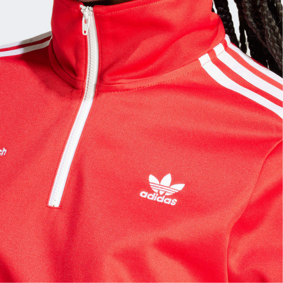(Women) adidas Originals Sporty & Rich SS24 Retro Logo Striped Track Jacket Red JD3766 圖 7