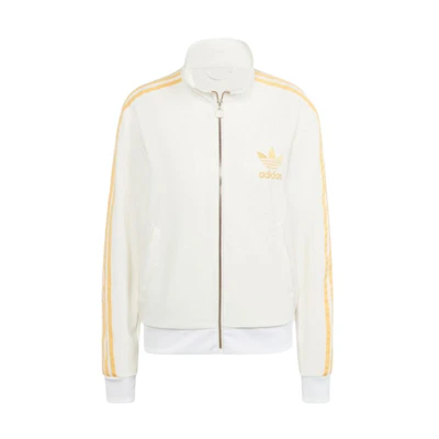 (Women) adidas Originals Zip-Up Logo Print Retro Track Jacket Off-White IT9875