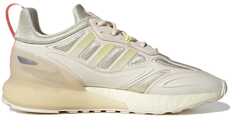 (Women) adidas ZX 2K Boost 2.0 Wonder White Sandy Silver Metallic 'Beige' GW8284 Order (Women) adidas ZX 2K Boost 2.0 Wonder White Sandy Silver Metallic 'Beige' GW8284