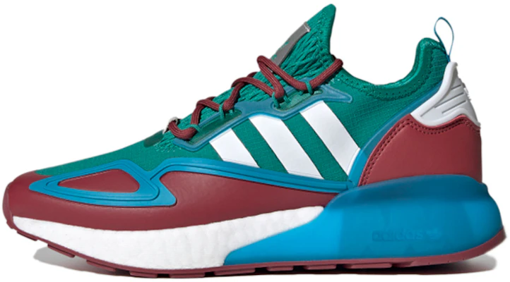 (Women) adidas originals ZX 2K Boost 'Blue Green' FZ0219 Buy (Women) adidas originals ZX 2K Boost 'Blue Green' FZ0219