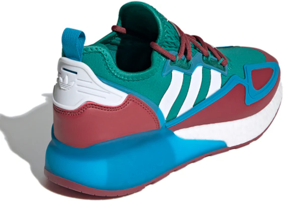 (Women) adidas originals ZX 2K Boost 'Blue Green' FZ0219 Shop (Women) adidas originals ZX 2K Boost 'Blue Green' FZ0219