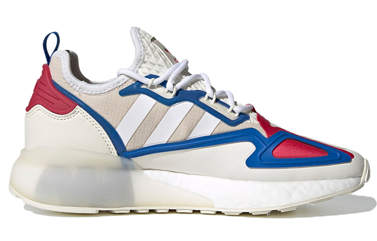 (W) adidas originals ZX 2K Boost 'White Blue Red' 圖 2