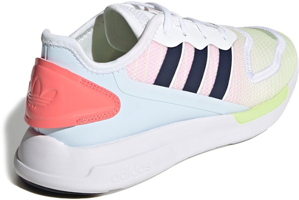 (W) adidas Originals ZX 2K Florine 'Putih Biru Oranye' FV9499 Shop (W) adidas Originals ZX 2K Florine 'Putih Biru Oranye' FV9499