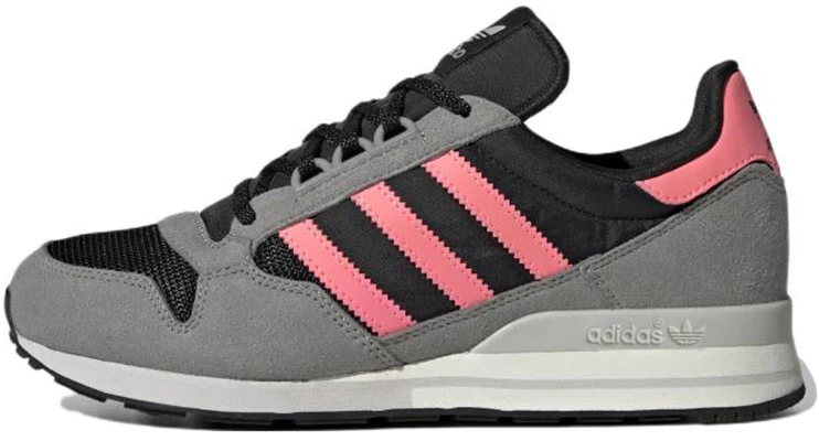Buy (Women) adidas Originals ZX 500 'Grey Black Pink' GW8294 Buy (Women) adidas Originals ZX 500 'Grey Black Pink' GW8294