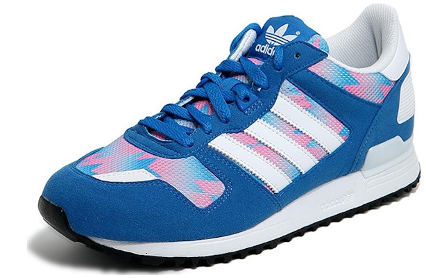 阿迪达斯 ZX 700 复古运动鞋 '蓝白色' AQ3186 Lookbook 阿迪达斯 ZX 700 复古运动鞋 '蓝白色' AQ3186