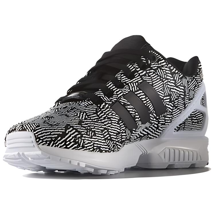 (W) adidas Originals ZX Flux 'Black White' 圖 3