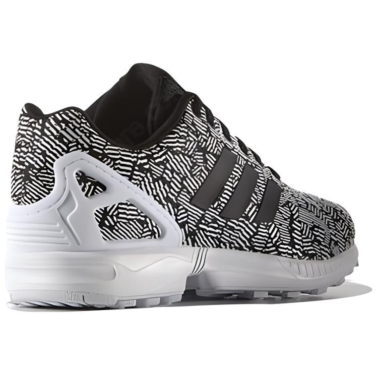 (W) adidas Originals ZX Flux 'Black White' 圖 4