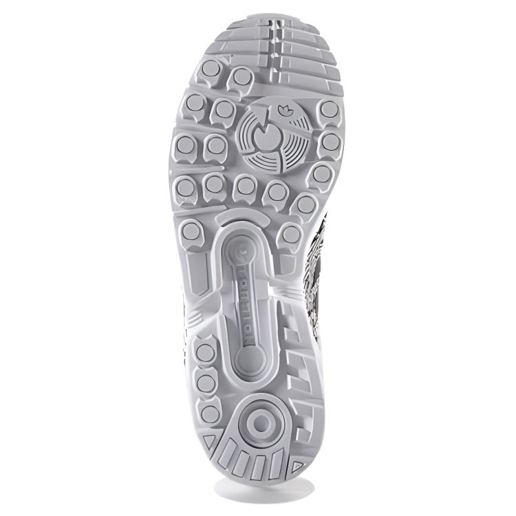 (W) adidas Originals ZX Flux 'Black White' 圖 6