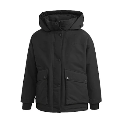 (Women) adidas Outdoor Insulated Hooded Down Jacket - Black GE9990