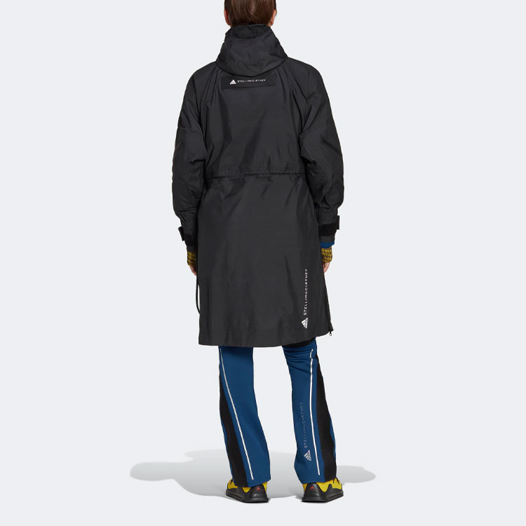 Shop (W) 阿迪达斯户外多口袋连帽夹克黑色款 HG6900