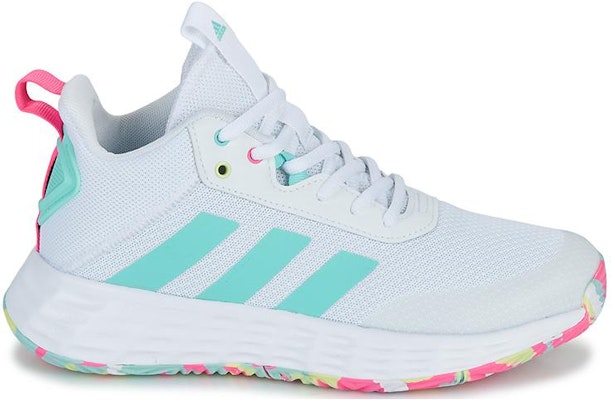 (Women) adidas Own The Game 2.0 J 'White Flash Aqua' IF2696 Order (Women) adidas Own The Game 2.0 J 'White Flash Aqua' IF2696
