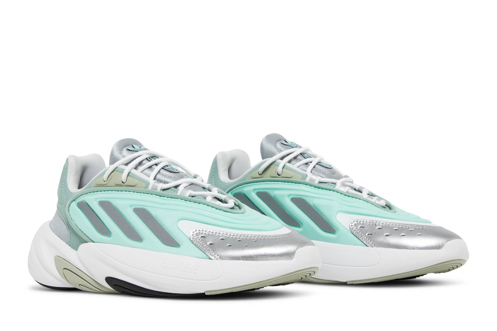 Cheap (W) adidas Ozelia 'Verde Brumoso y Plateado Metálico' GX3669