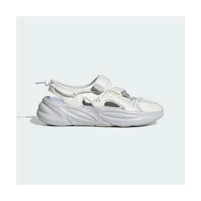 (W) Adidas Ozwave Sandals Core White/Halo Blue/Dash Grey