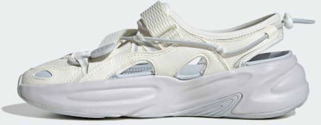(Women) Adidas Ozwave Sandals Core White/Halo Blue/Dash Grey JS4576 Details for (Women) Adidas Ozwave Sandals Core White/Halo Blue/Dash Grey JS4576