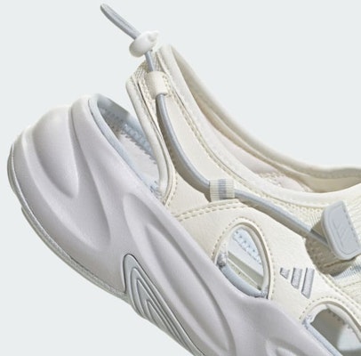 (Women) Adidas Ozwave Sandals Core White/Halo Blue/Dash Grey JS4576 Cheap (Women) Adidas Ozwave Sandals Core White/Halo Blue/Dash Grey JS4576