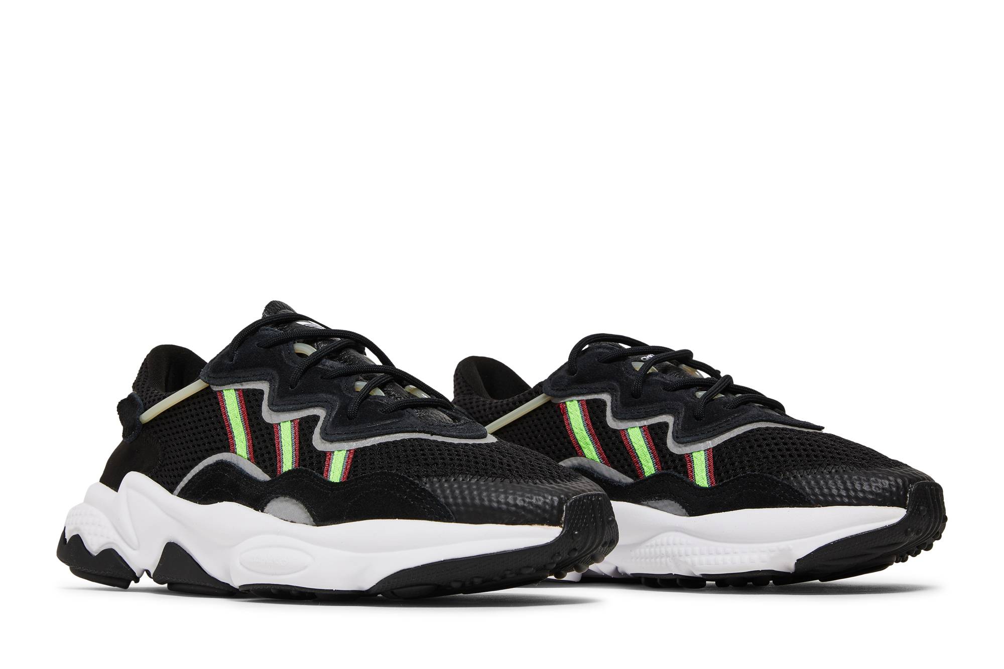 Cheap (W) adidas Ozweego 'Hitam Solar Hijau' EF0158